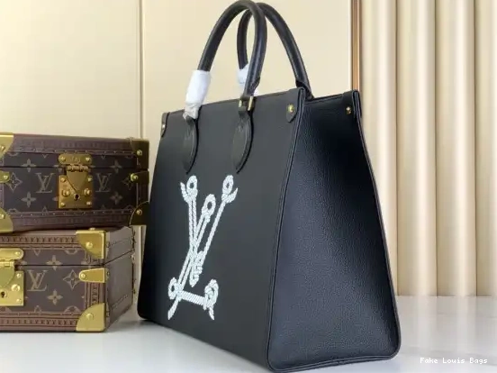 Rep ladies VUITTON ONTHEGO LOUIS MM-35*27*14cm 0629
